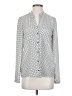 Zara 100% Polyester Polka Dots Ivory Long Sleeve Blouse Size S - photo 1