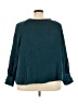 Maurices 100% Polyester Teal Long Sleeve Blouse Size 24 (3) - photo 2