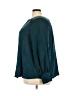Maurices 100% Polyester Teal Long Sleeve Blouse Size 24 (3) - photo 5