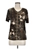 Mila Brown Short Sleeve Blouse Size M (estimated) - photo 1