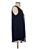 Dennis by Dennis Basso Blue Sleeveless Blouse Size S - photo 4