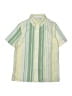 Gap Kids Stripes Green Short Sleeve Button-Down Shirt Size 6 - 7 - photo 1
