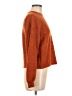 Shein Solid Orange Pullover Sweater Size 6 - photo 4