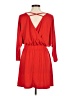Express Solid Red Casual Dress Size M - photo 2