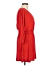 Express Solid Red Casual Dress Size M - photo 4