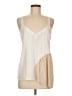 Tibi 100% Polyester Ivory Sleeveless Blouse Size 6 - photo 1