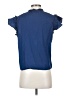 MISA Los Angeles 100% Polyester Blue Short Sleeve Blouse Size S - photo 2
