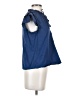 MISA Los Angeles 100% Polyester Blue Short Sleeve Blouse Size S - photo 4