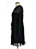DKNY 100% Polyester Black Casual Dress Size 10 - photo 5