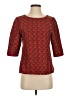 Ruby Belle Burgundy 3/4 Sleeve Top Size 4 - photo 1