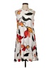 Anne Klein Print Gray Casual Dress Size 4 - photo 1