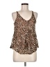 Love J Brown Sleeveless Top Size M - photo 1