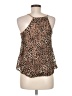Love J Brown Sleeveless Top Size M - photo 2