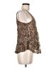 Love J Brown Sleeveless Top Size M - photo 4