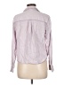 Express 100% Lyocell Purple Long Sleeve Button-Down Shirt Size M - photo 2