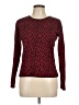 Carlisle Animal Print Polka Dots Red Pullover Sweater Size L - photo 1