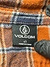 Volcom 100% Cotton Plaid Brown Long Sleeve Button-Down Shirt Size 4T - photo 3