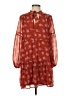 Luxology 100% Polyester Paisley Red Casual Dress Size S - photo 1