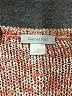 Garnet Hill Tweed Red Cardigan Size S - photo 6