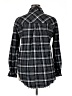 Blue Rain 100% Cotton Plaid Black Long Sleeve Button-Down Shirt Size XL - photo 2