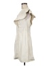 Gap 100% Polyester Ivory Casual Dress Size 6 - photo 5