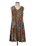Nine West Paisley Teal Casual Dress Size 4 - photo 1