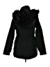 Topshop 100% Polyurethane Solid Black Snow Jacket Size 2 - photo 2