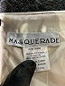 Masquerade Metallic Ivory Cocktail Dress Size 13 - photo 4