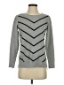 Liz Claiborne 100% Cotton Chevron-herringbone Gray Pullover Sweater Size S - photo 1