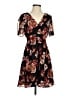 Madewell 100% Polyester Floral Black Casual Dress Size 0 - photo 1