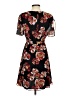 Madewell 100% Polyester Floral Black Casual Dress Size 0 - photo 2