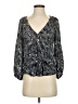 Joie 100% Silk Gray 3/4 Sleeve Silk Top Size XS - photo 1