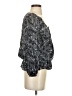Joie 100% Silk Gray 3/4 Sleeve Silk Top Size XS - photo 4