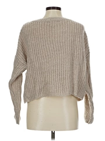 Self Contrast Pullover Sweater (view 2)