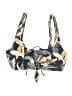 SKYE Tropical Black Blue Swimsuit Top Size L - photo 1