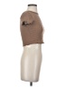Shein Brown Short Sleeve Turtleneck Size 4 - photo 4