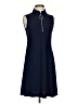 MSK Solid Blue Casual Dress Size S - photo 1