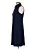 MSK Solid Blue Casual Dress Size S - photo 5