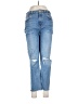 Zara Hearts Blue Jeans Size 8 - photo 1