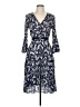 Likely 100% Rayon Paisley Blue Casual Dress Size 6 - photo 1