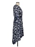 Likely 100% Rayon Paisley Blue Casual Dress Size 6 - photo 4