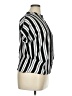 Assorted Brands Stripes Black Short Sleeve Blouse Size XL (estimated) - photo 4