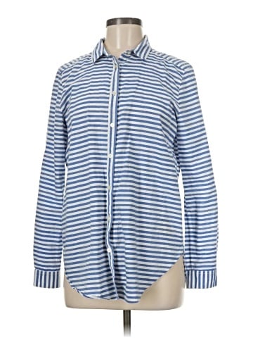 Ann Taylor LOFT Long Sleeve Button-Down Shirt (view 1)