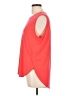 T Tahari Red Sleeveless Top Size L - photo 5