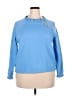 Talbots 100% Cotton Blue Sweatshirt Size 2X (estimated) - photo 1