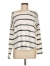 Time and Tru Stripes Ivory Pullover Sweater Size M - photo 1