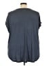 Edgely 100% Polyester Gray Short Sleeve Top Size 4X - photo 2
