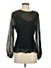 J.Crew 100% Polyester Black Long Sleeve Blouse Size 4 - photo 1