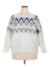 A New Day Chevron-herringbone White Pullover Sweater Size 2X - photo 1