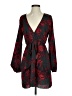 Unbranded Print Burgundy Red Casual Dress Size S - photo 1